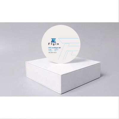 شراء الترانزستورات الأسنان SHT متعددة الطبقات Zirconia Block أبيض شفاف online manufacture