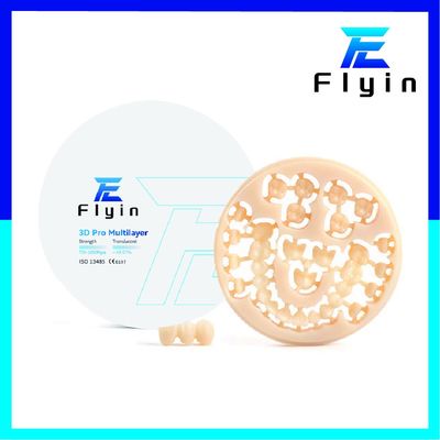 3D Pro Multilayer Zirconia Block CAD CAM Zirconia كتل السيراميك المواد الأسنان